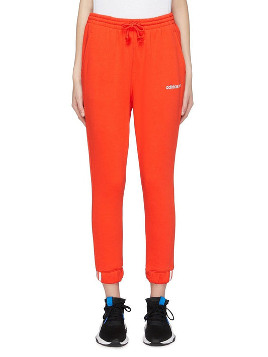 3-Stripes cuff logo embroidered sweatpants - adidas - Red